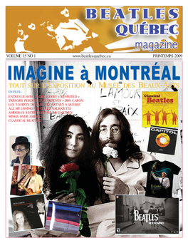 Magazine Beatles Quebec