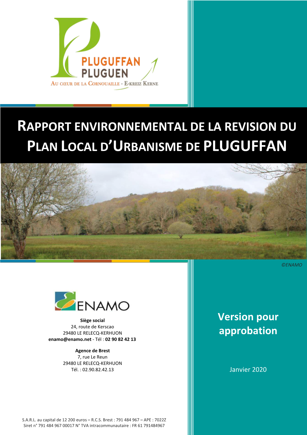 Rapport Environnemental De La Revision Du Plan Local D'urbanisme De Pluguffan