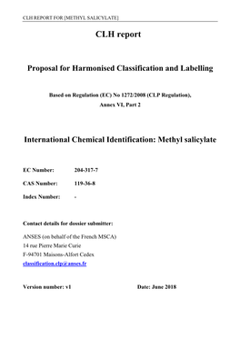 Clh Rep Methyl Salicylate En.Pdf