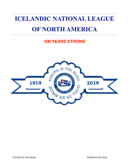 100 Years Strong Anniversary Booklet