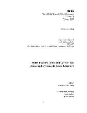 Utopias and Dystopias in World Literature