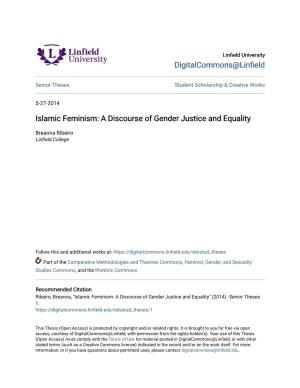 Islamic Feminism: a Discourse of Gender Justice and Equality