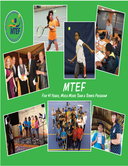 History of MTEF