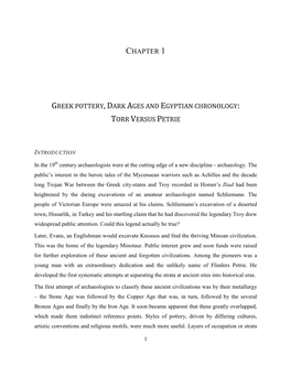 Chapter 1 Greek Pottery,Dark Ages And