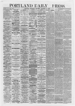 Portland Daily Press: December 25,1867