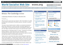 Britain: the Cambridge Review