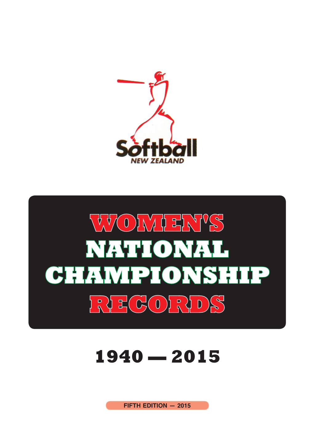 Women's National Championship Records
