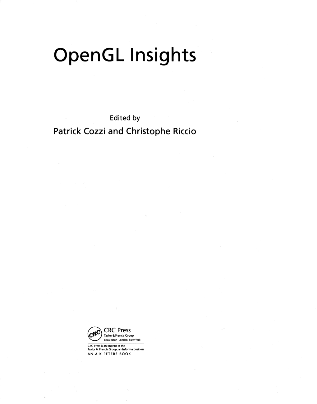 Opengl Insights