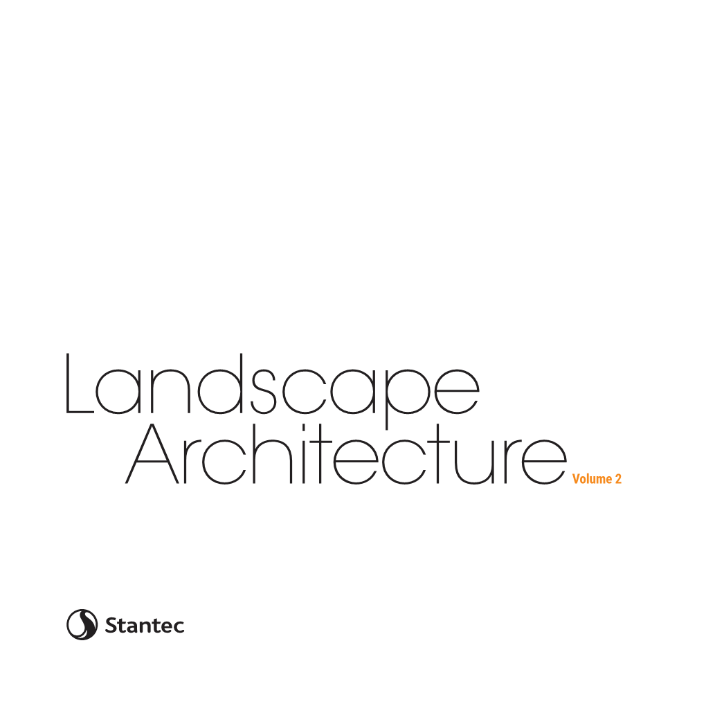 Landscape Architecturevolume 2