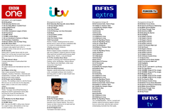 All Programme Timings UK 09:25 Saturday Morning With