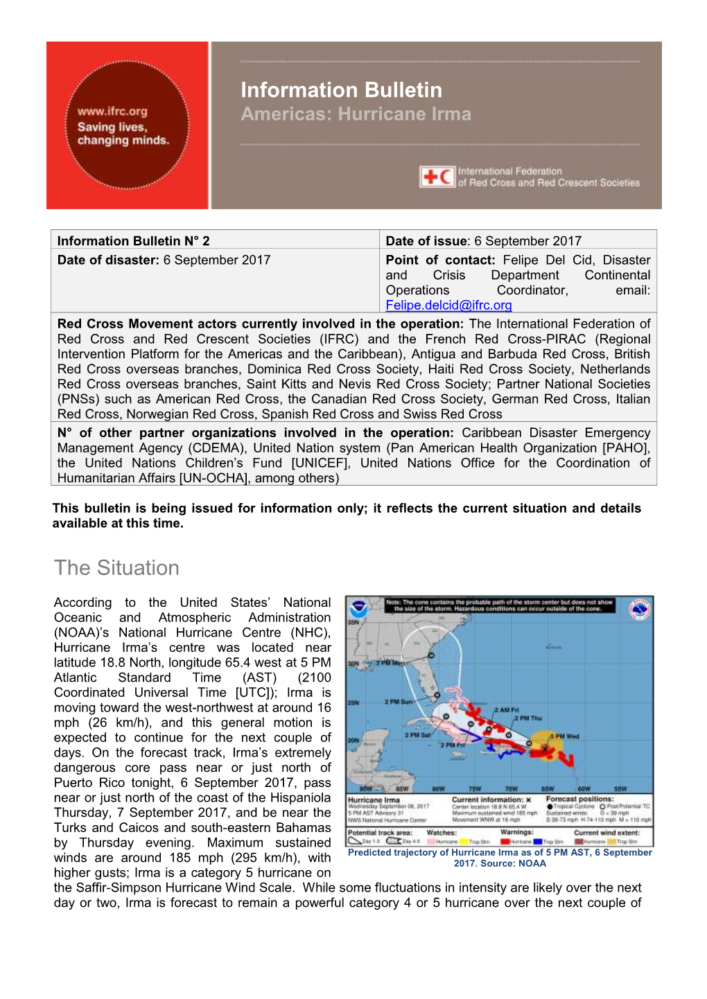 Disaster Relief Emergency Fund (DREF) Emergency Plan of Action (Epoa)