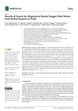 Results of Search for Magnetized Quark-Nugget Dark Matter from Radial Impacts on Earth