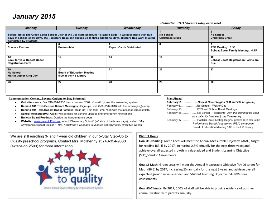 Reminder PTO 50-Cent Friday Each Week