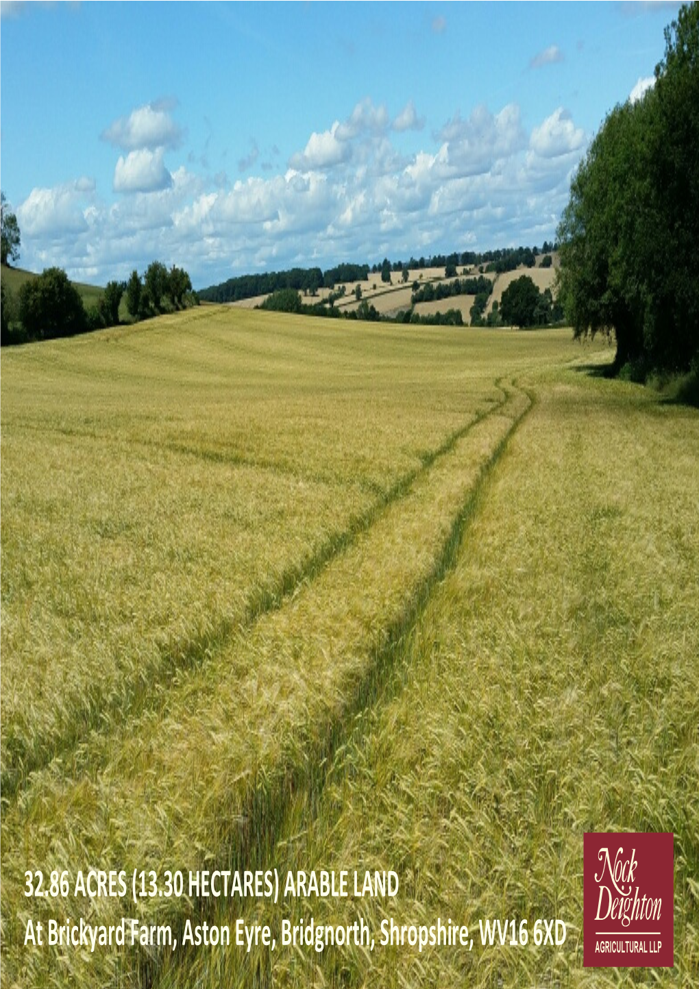 ARABLE LAND at Brickyard Farm, Aston Eyre, Bridgnorth, Shropshire, WV16 6XD