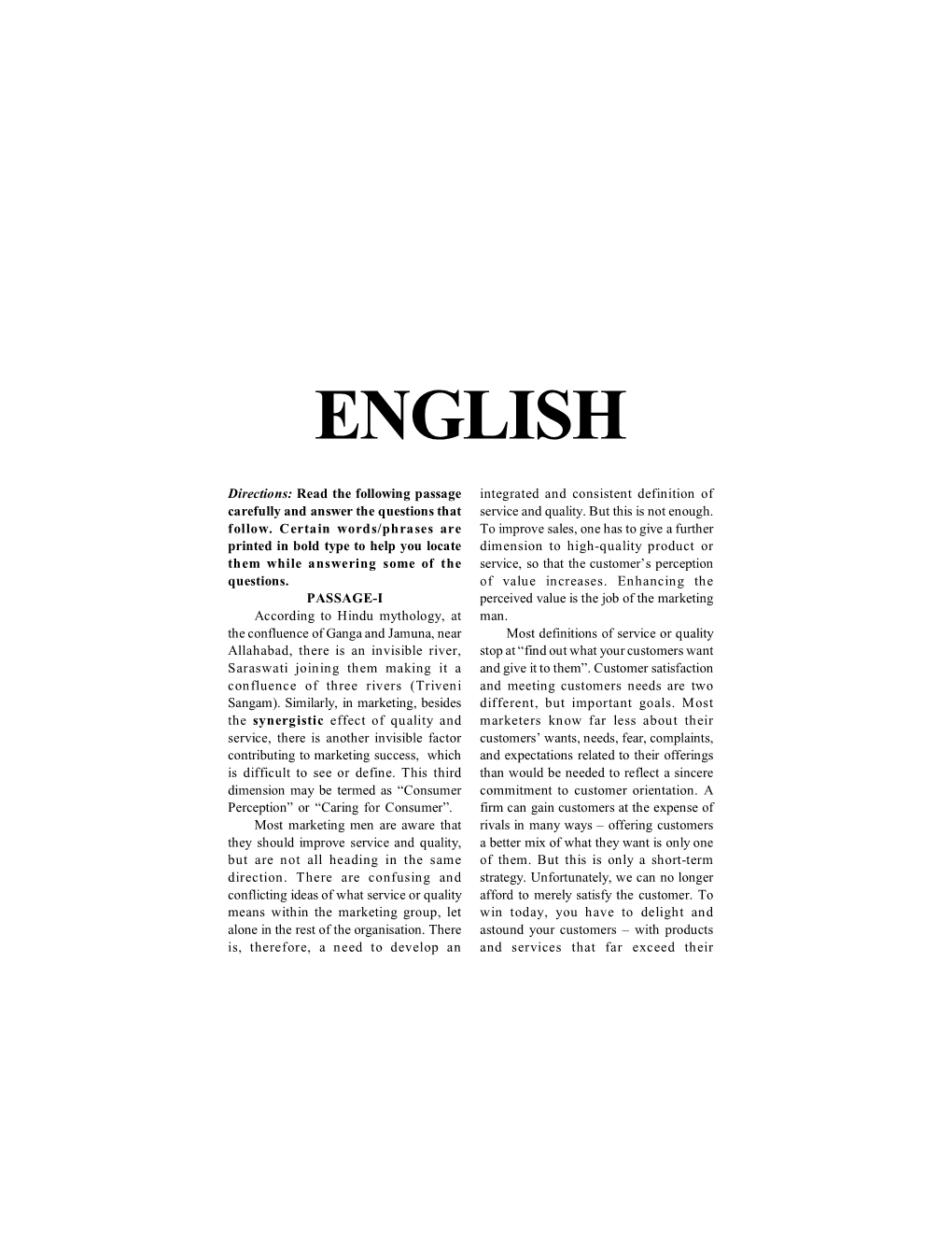 General ENGLISH