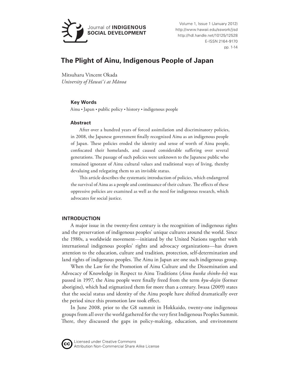 The Plight of Ainu, Indigenous People of Japan