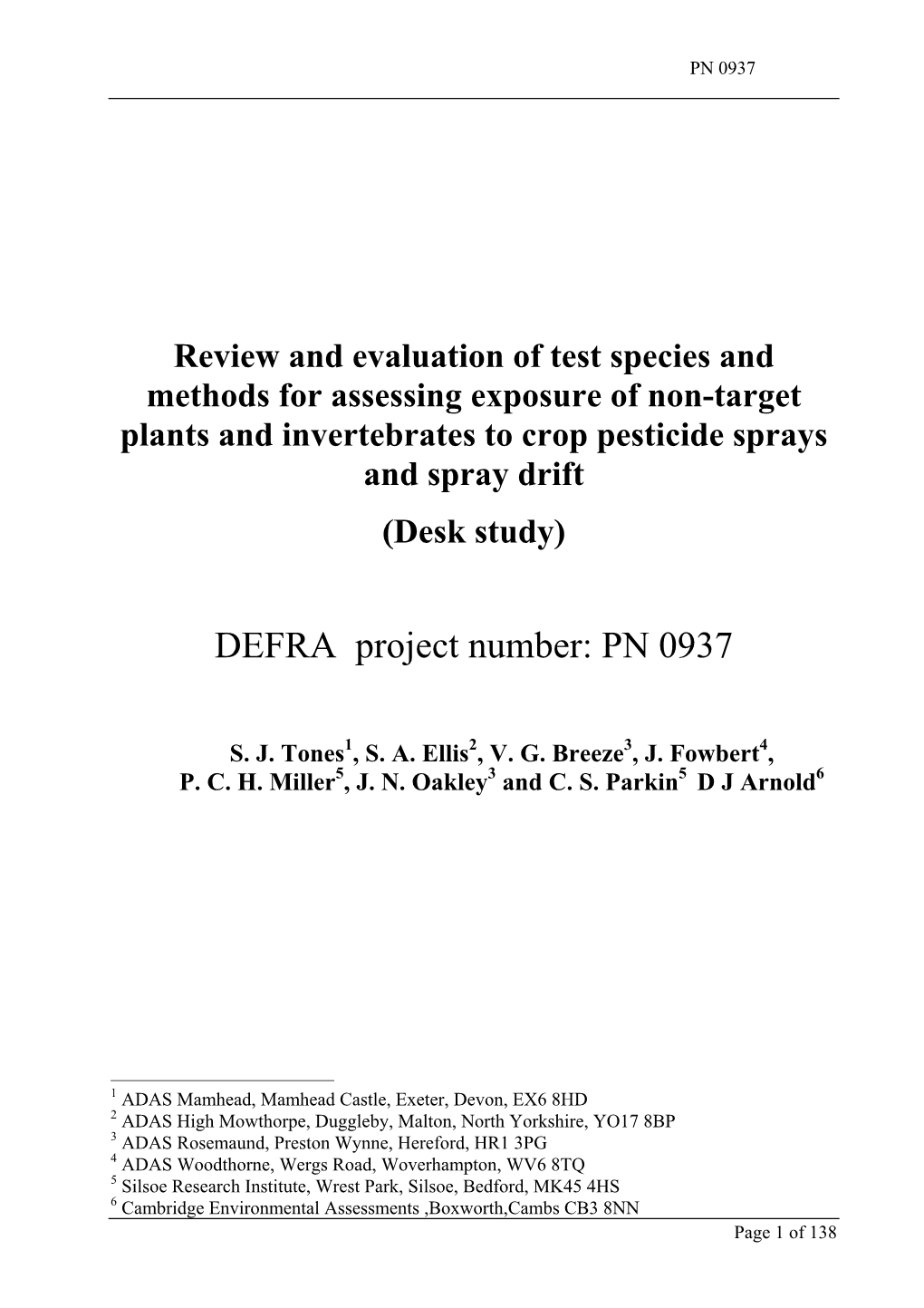 (Eg ED50) for Pesticide Droplets