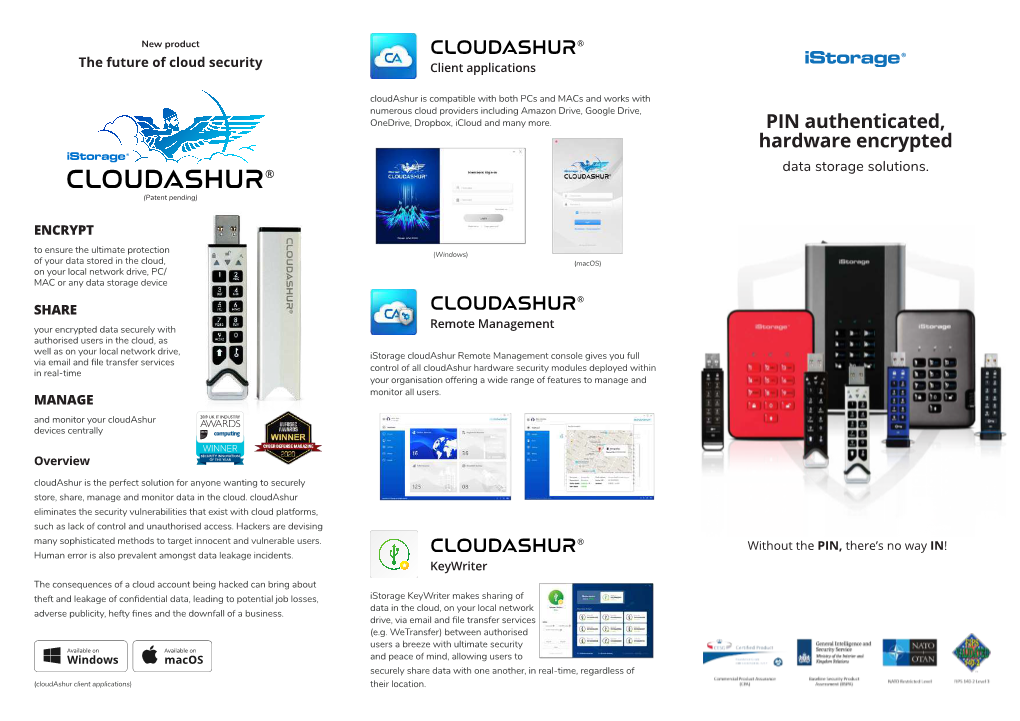 PIN Authenticated, Hardware Encrypted Data Storage Solutions