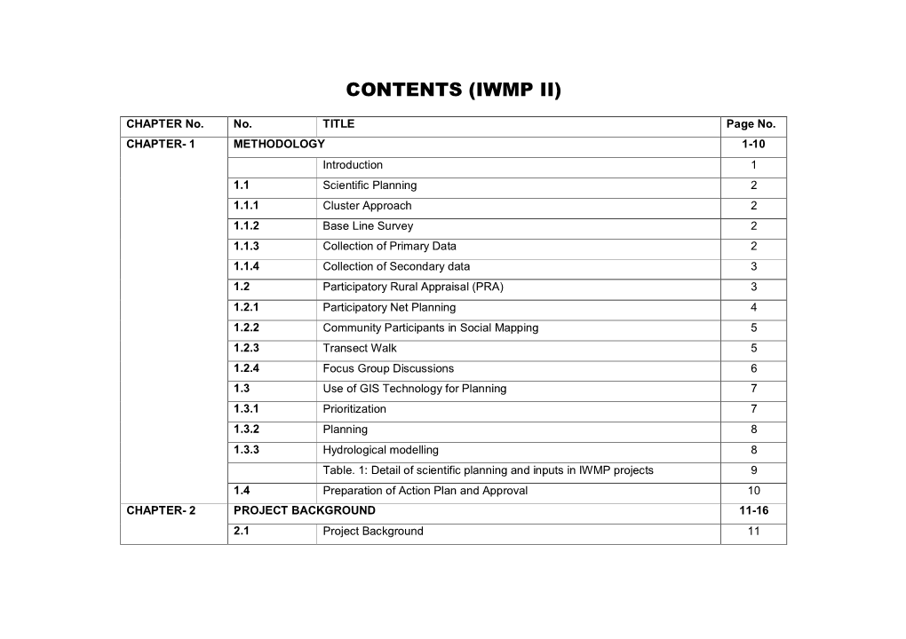 Bhiwani IWMP II