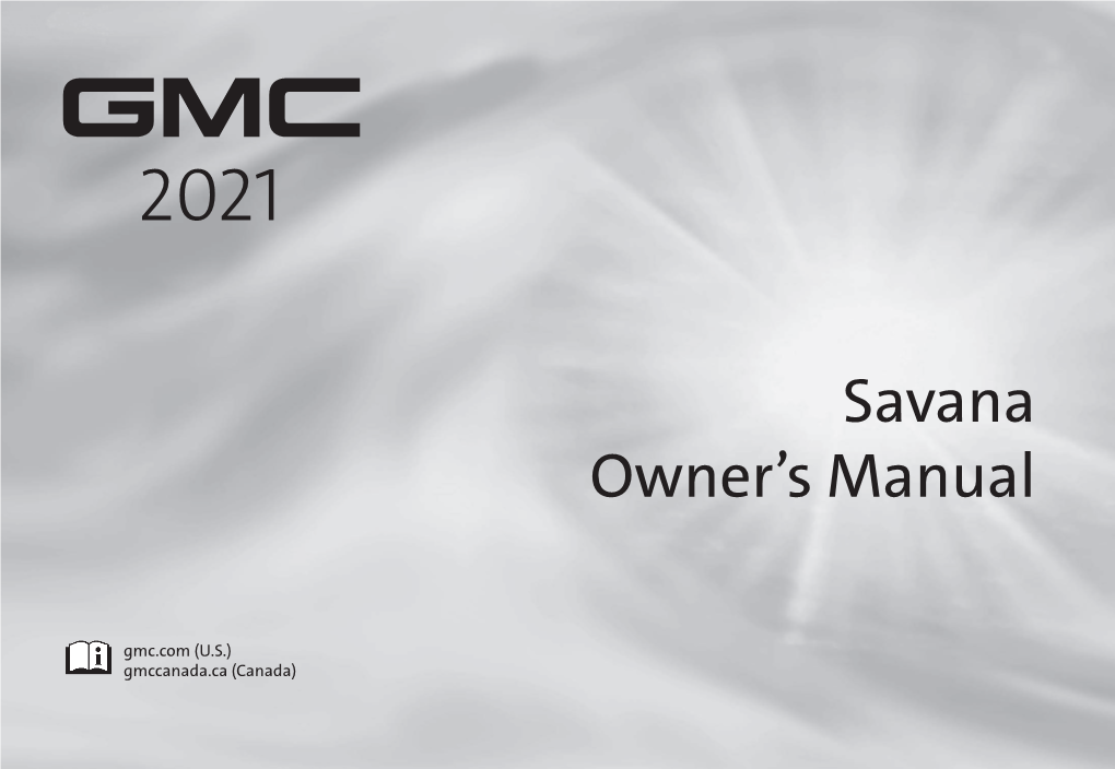 2021 GMC Savana Owner's Manual