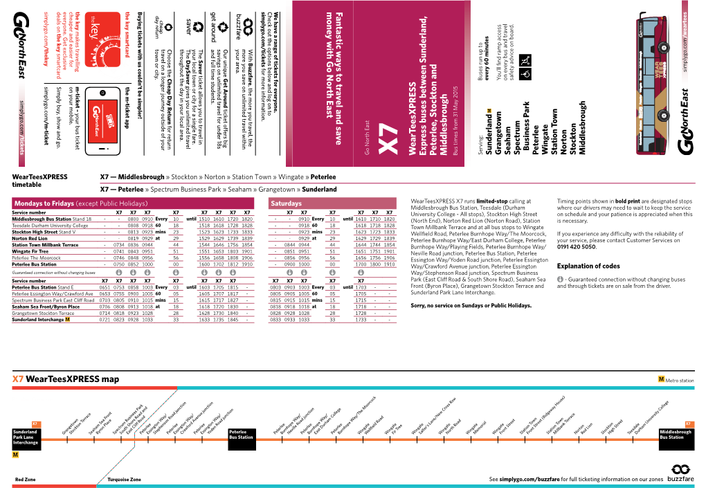 X7 Wearteesxpress Map Fantastic W Ays to Travel and Save Money with Go North East W Earteesxpress Express Buses Betw Een Sunde