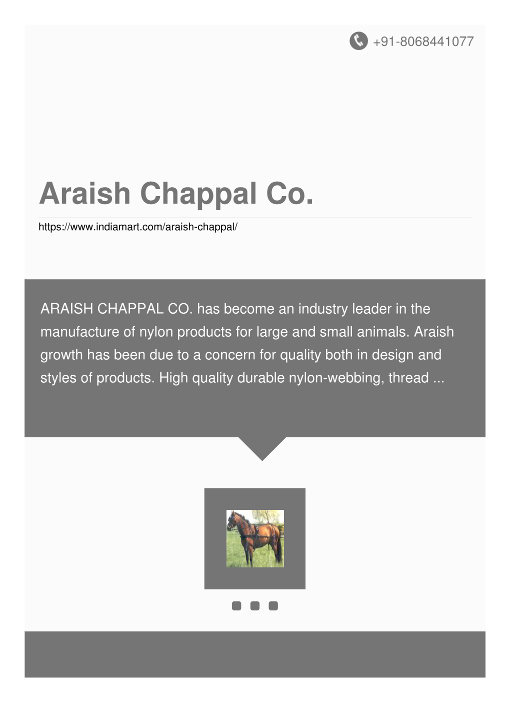 Araish Chappal Co