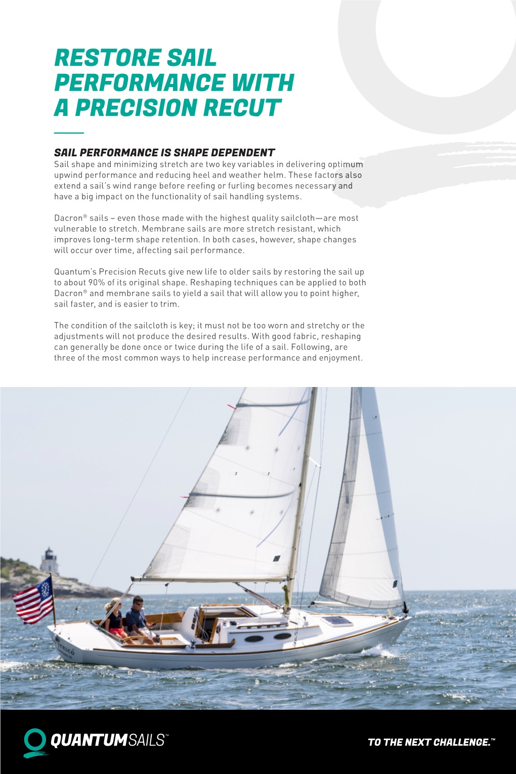 Restore Sail Performance with a Precision Recut