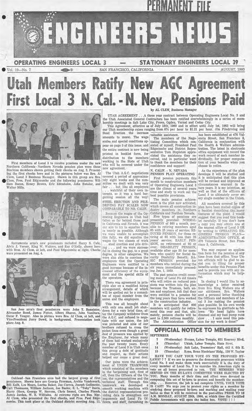 1960 August Engineers News