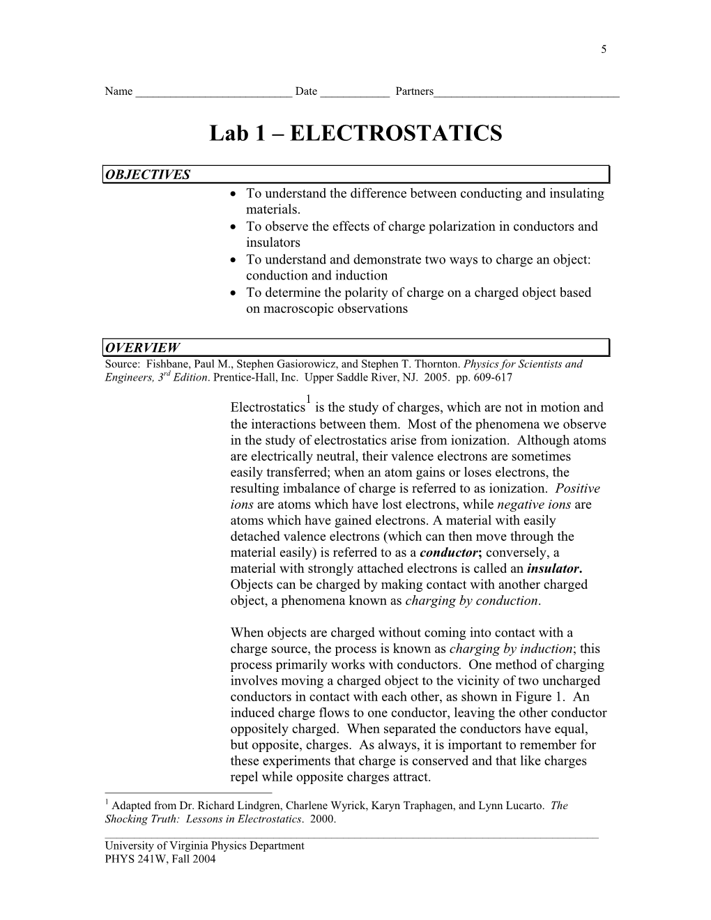 Electrostatics