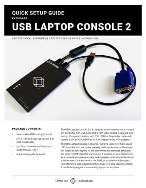 Usb Laptop Console 2