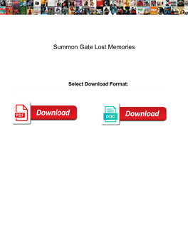 Summon Gate Lost Memories