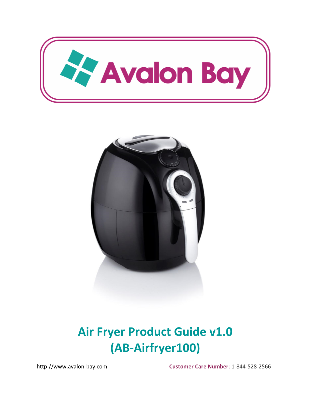 Avalon Bay Air Fryer Product Guide