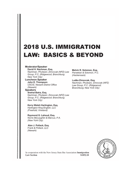 2018 Us Immigration