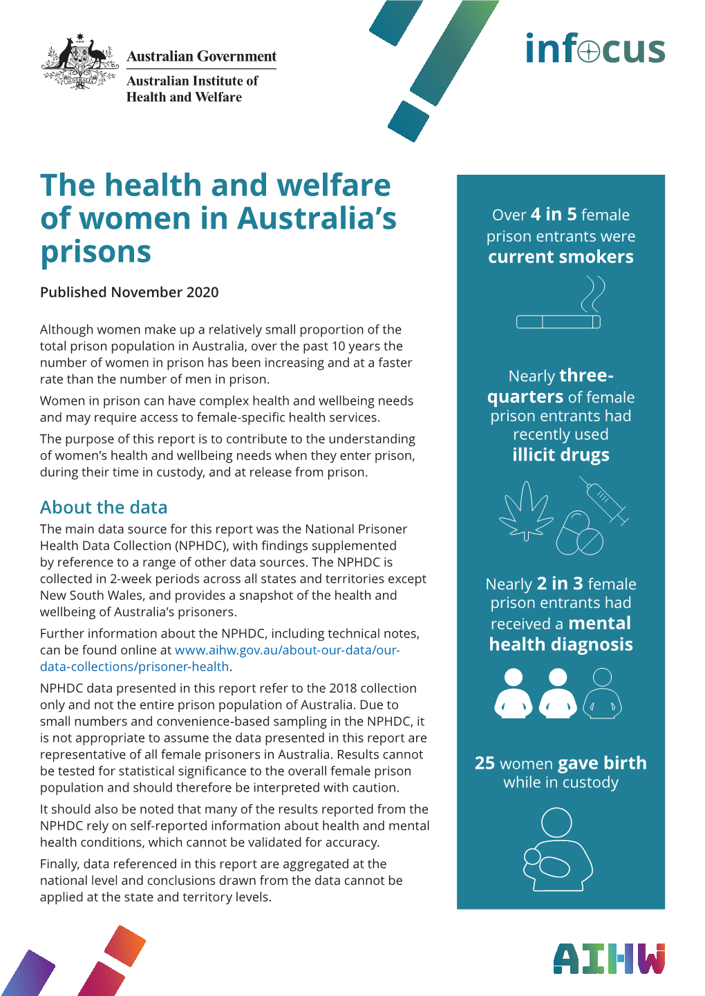 The Health and Welfare of Women in Australia's Prisons