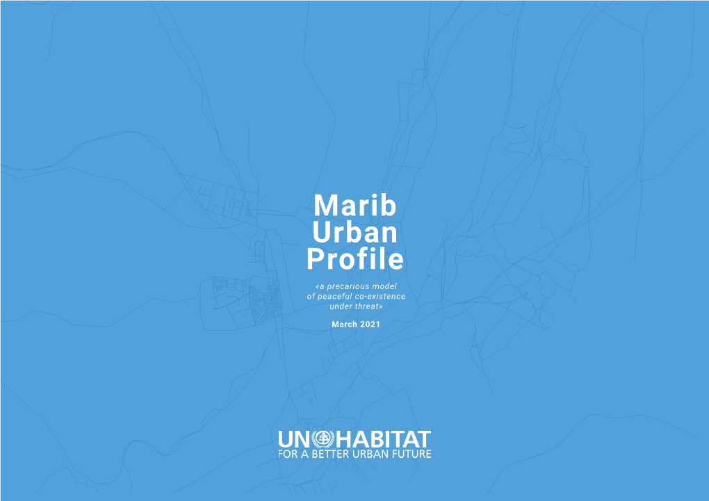 Marib Urban Profile «A Precarious Model of Peaceful Co-Existence Under Threat»