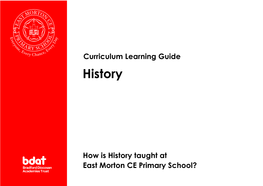 Curriculum Learning Guide: History