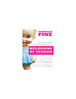 Cordelia Fine's “Delusions of Gender”