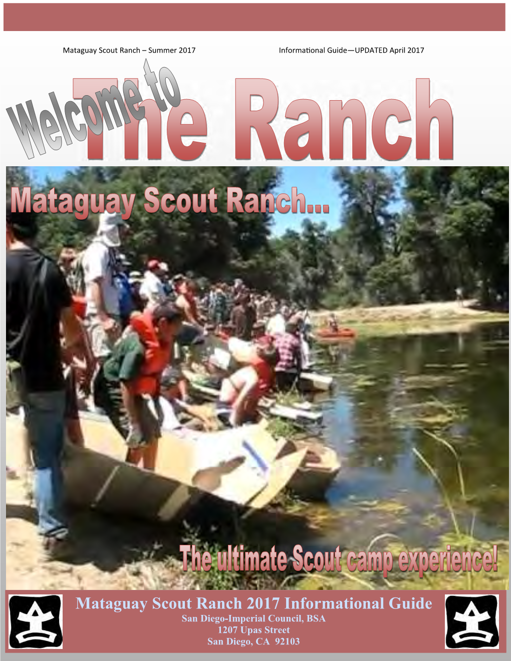 Mataguay Scout Ranch 2017 Informational Guide