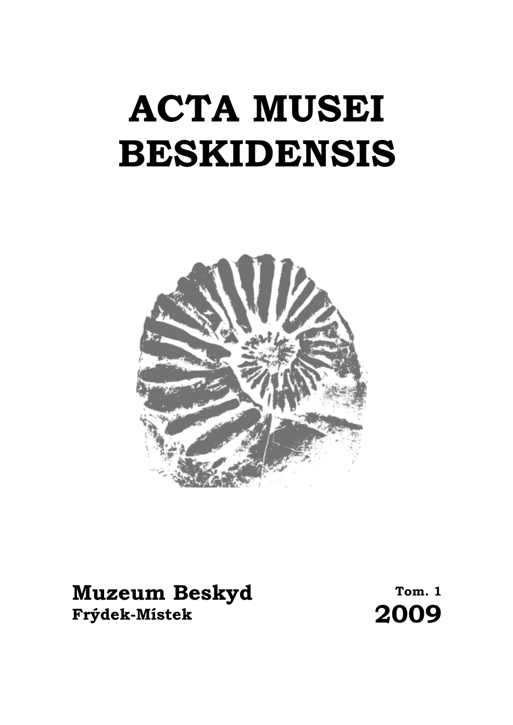 Acta Musei Beskidensis
