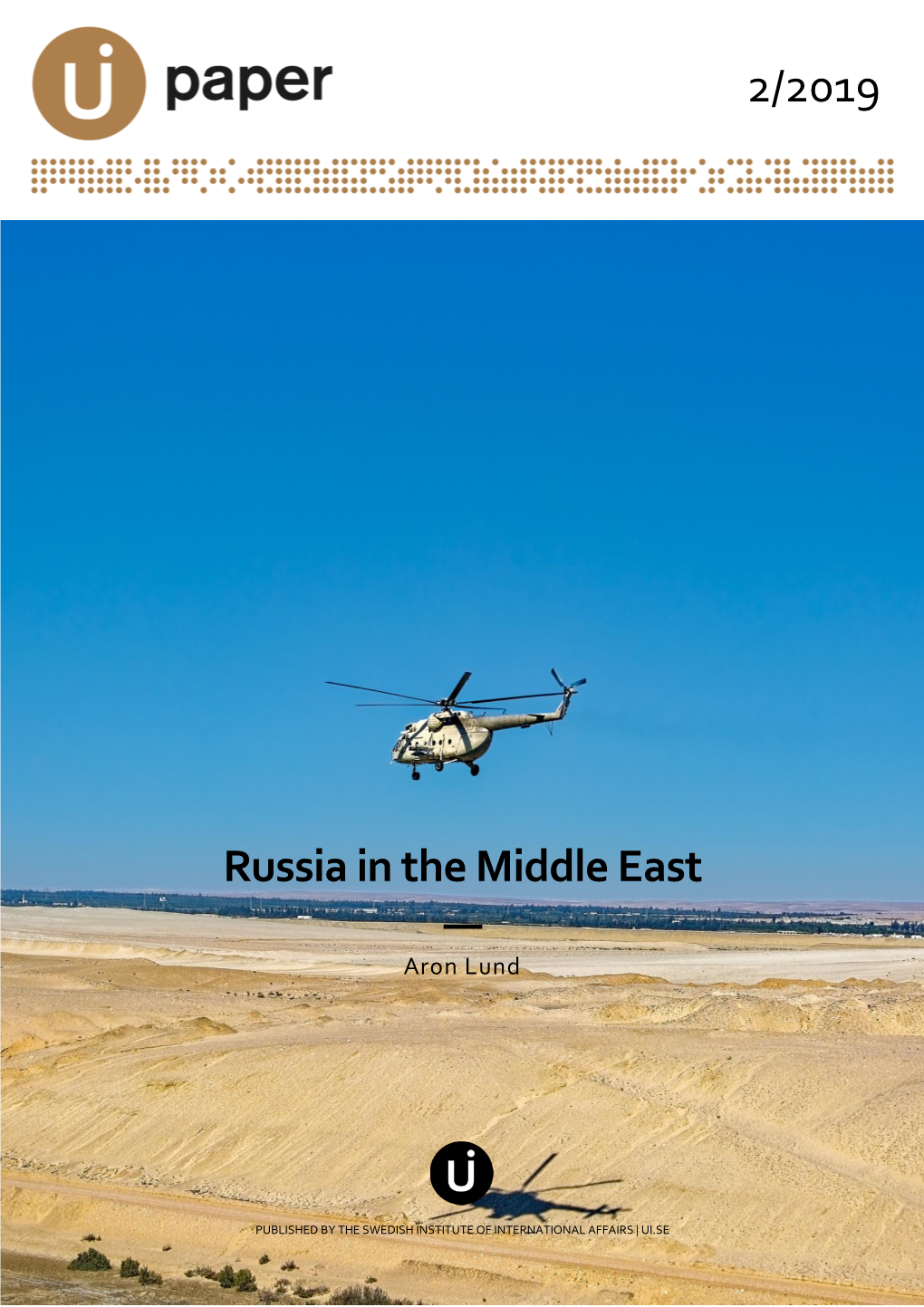 Russia in the Middle East — Aron Lund