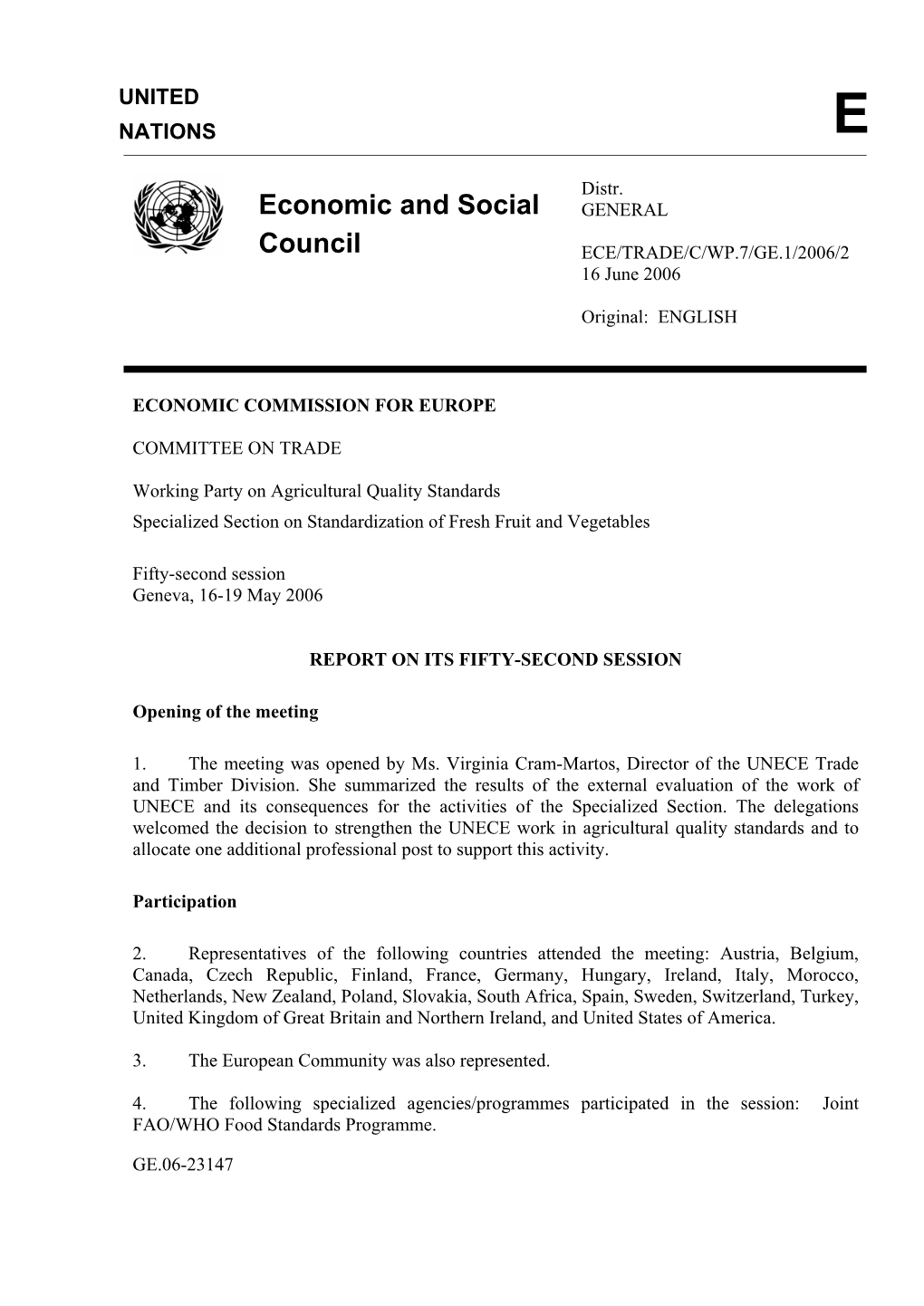 Provisional Agenda with Agreed Changes in the Sequence of Agenda Items