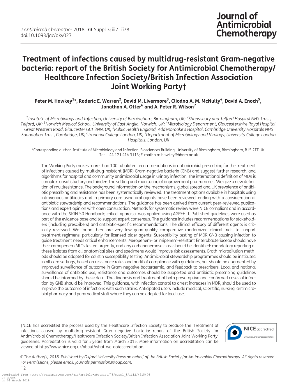 Treatment of Infections Caused by Multidrug-Resistant Gram-Negative