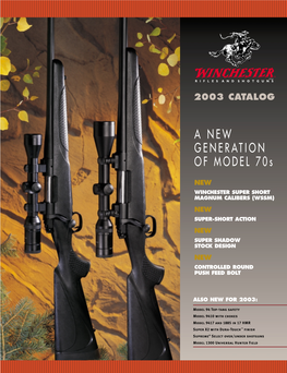 2003 Wincester Rifles & Shotguns Catalog