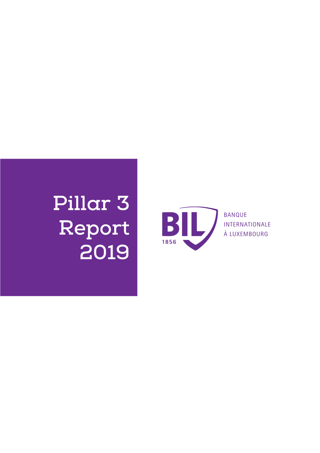 BIL Risk Report Pillar 3 2019