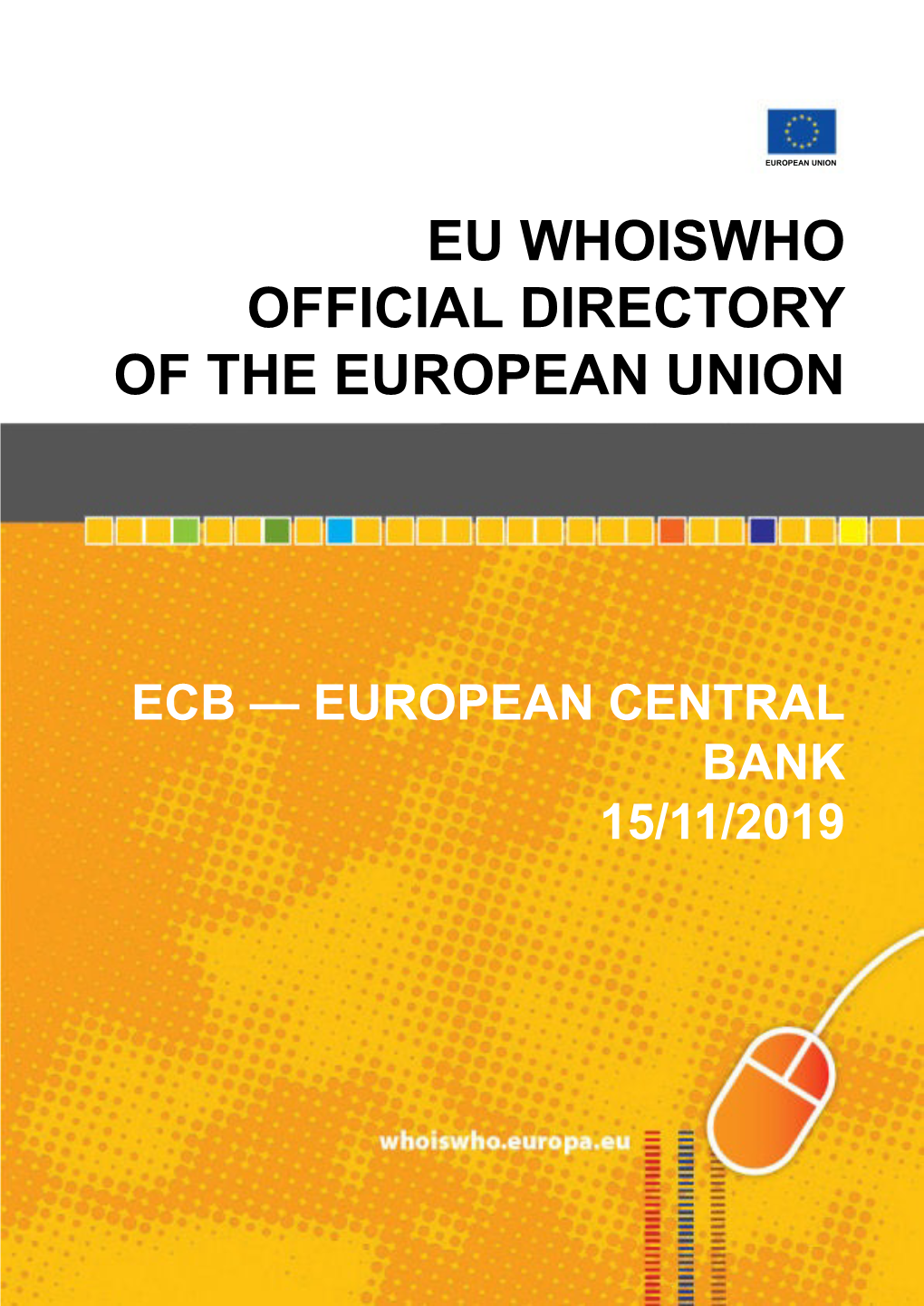 European Central Bank 15/11/2019