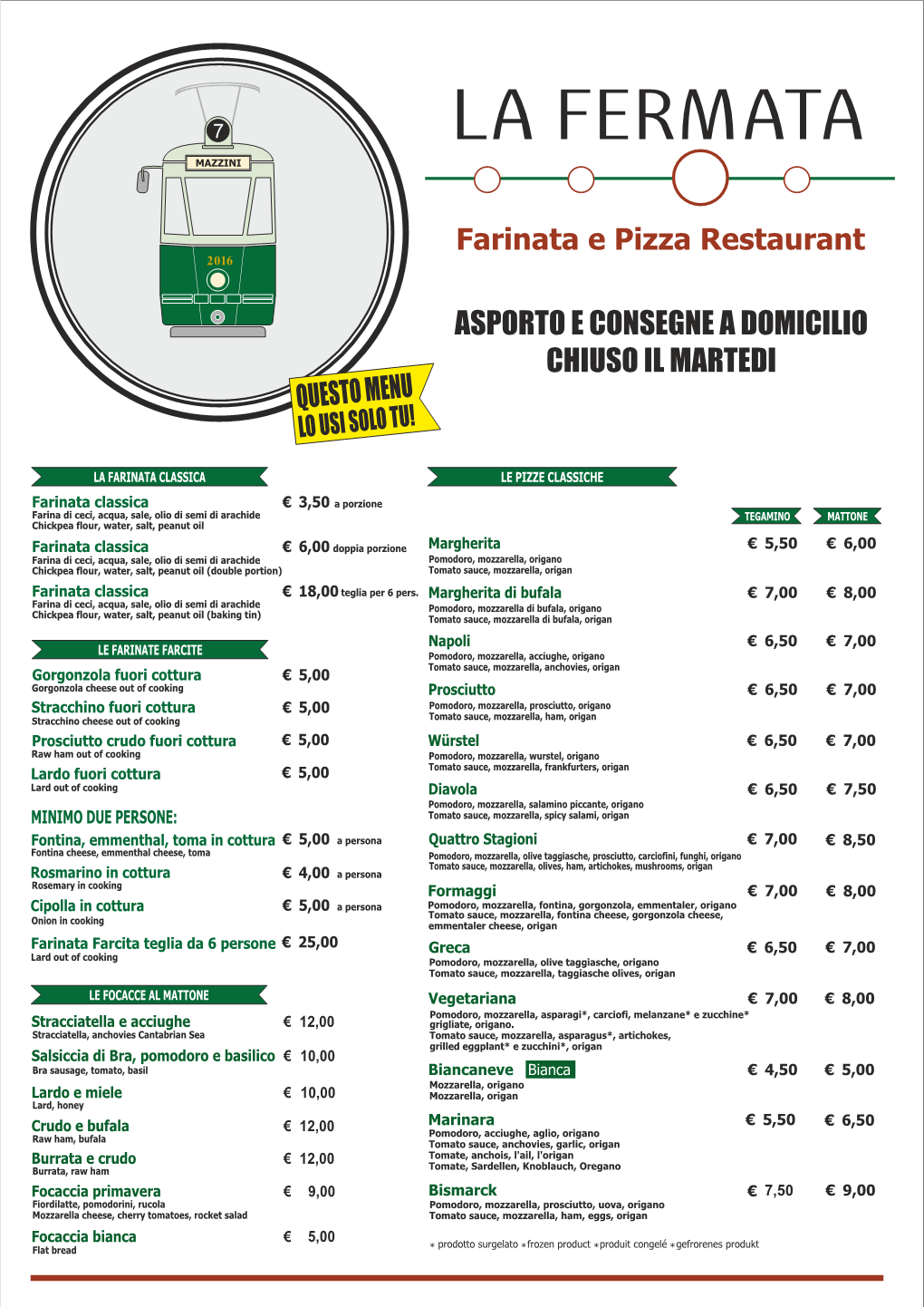 Farinata E Pizza Restaurant 2016
