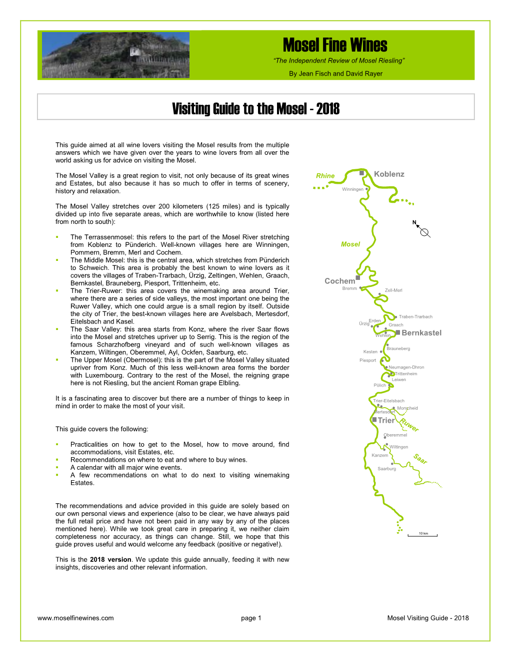 Mosel Visiting Guide 2018