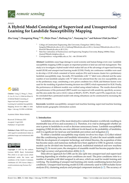A Hybrid Model Consisting of Supervised and Unsupervised Learning for Landslide Susceptibility Mapping