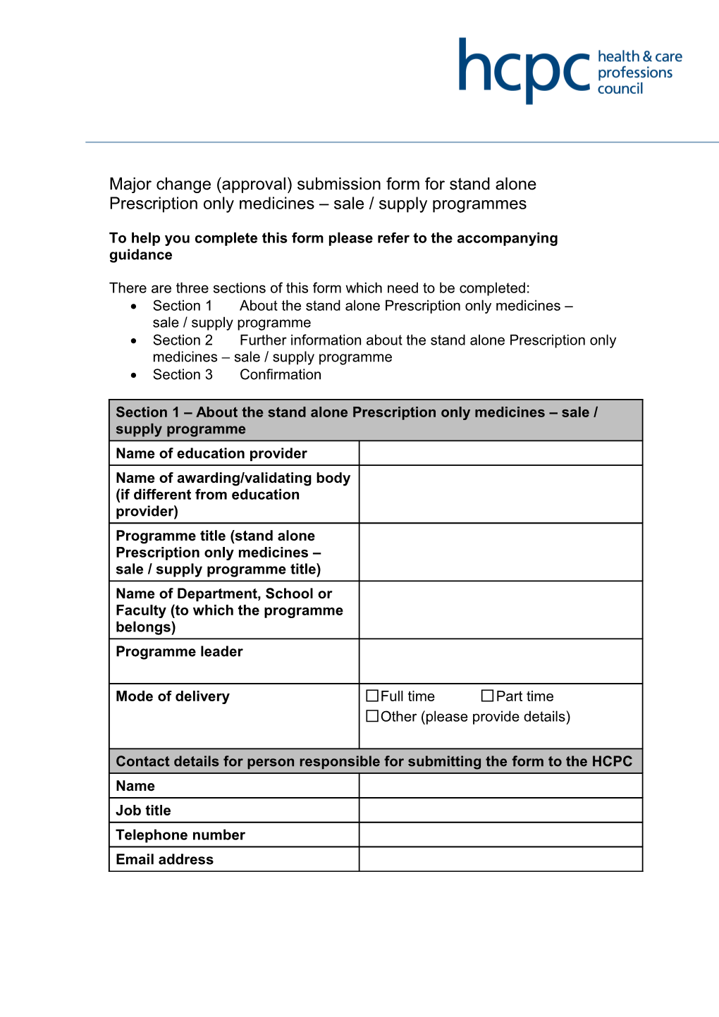 Annual Monitoring Audit Form