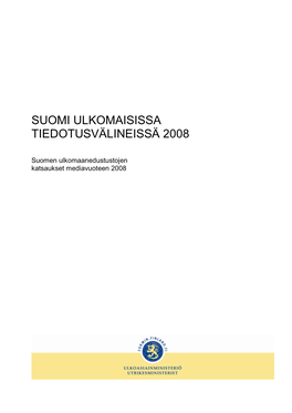 Suomi Ulkomaisissa Tiedotusvlineiss 2008